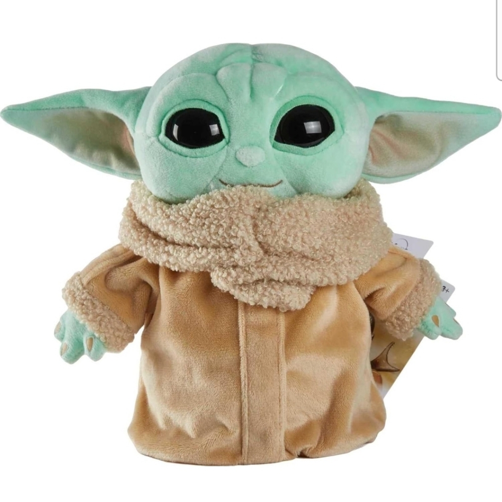 Mattel Star Wars Grogu Plush Toy, 8-inch Character Figure, Soft Dol